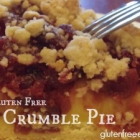 Father's Day Treat!  Gluten Free apple/cranberry crumble pie